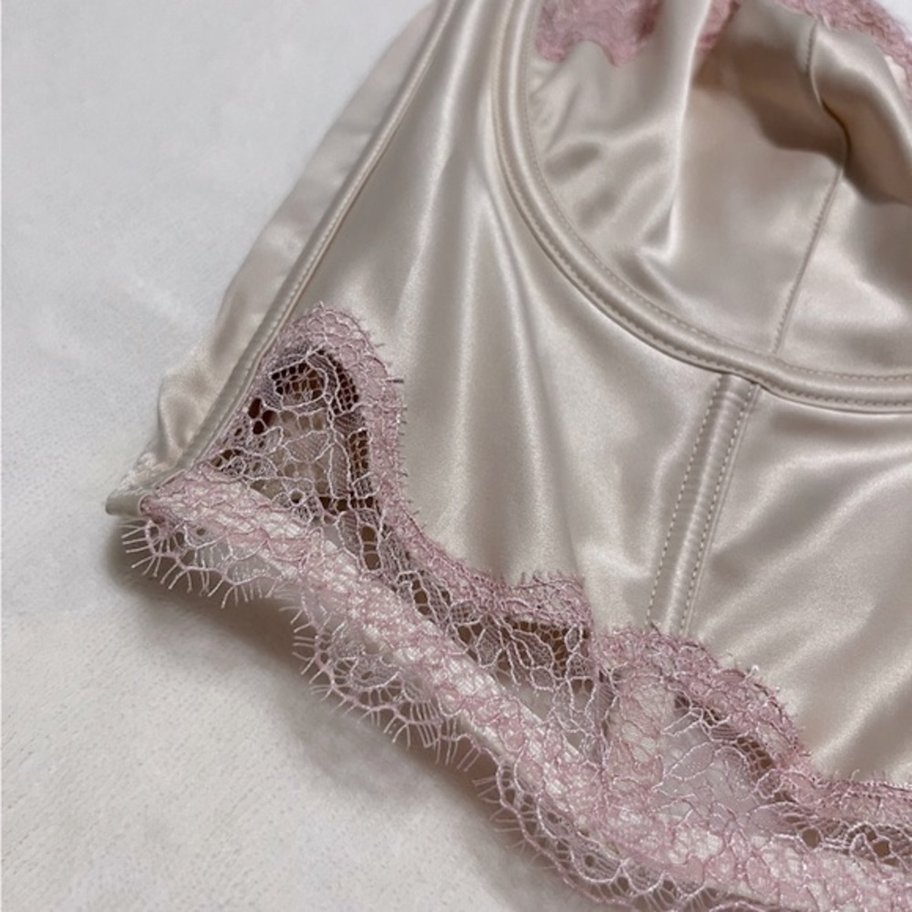 victoria’s secret dream angels unlined long line balconette bra corset - Picture 9 of 15